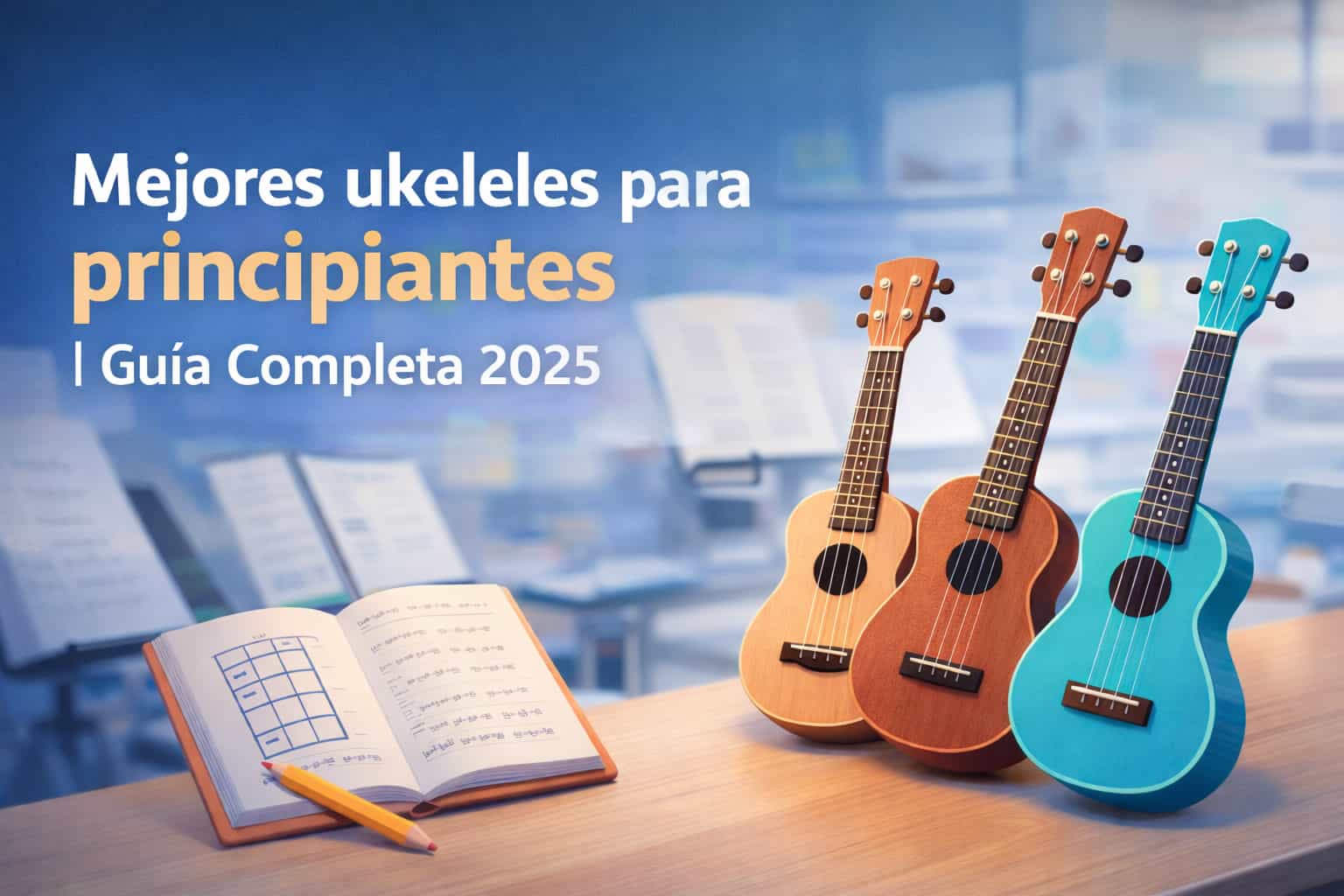 Mejores ukeleles para principiantes